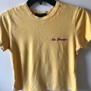 Forever 21 Yellow Red San Francisco T-shirt